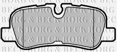 BORG & BECK bbp2091 -  Комплект тормозных колодок, дисковый тормоз